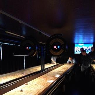 Photo of shuffleboard at a PSI ITIT event